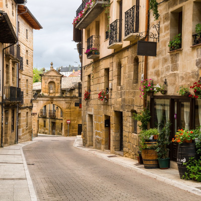 Enchanting Travels Spain Tours old streets of labastida town, located at la rioja. Spain