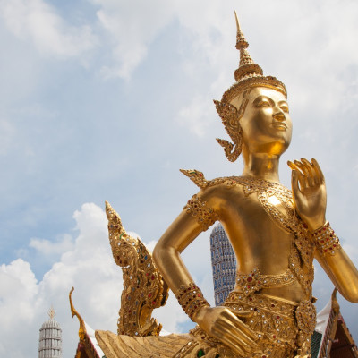 Enchanting Travels Thailand Tours Ki-nara at Grand Palace in Bangkok ,Thailand