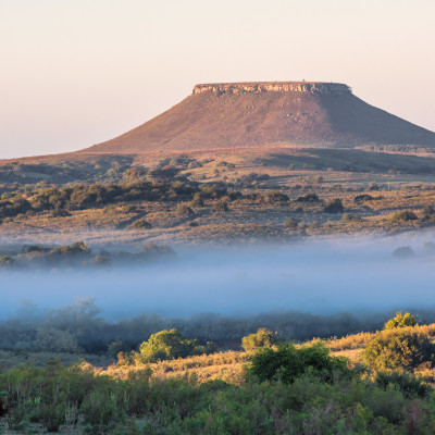 Idyllic landscape of Cuchilla del Ombu hills in Tacuarembo, Uruguay