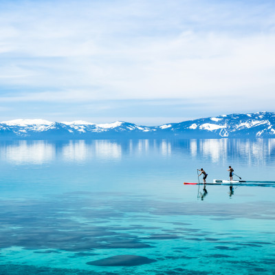 Best time to visit USA - Paddle boarding in Lake Tahoe