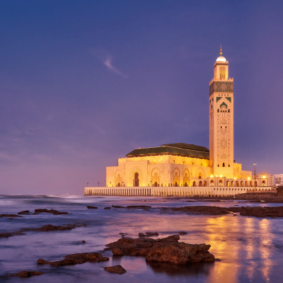 The Hassan II Mosque, Casablanca, Morocco