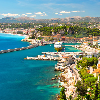 View of Nice, mediterranean resort, Cote d'Azur, France Tours, Enchanting Travels