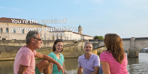 You're the captain of your own group holiday