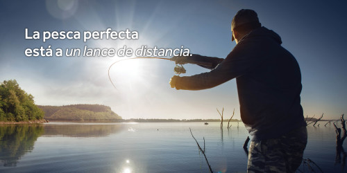 Hombre que pesca