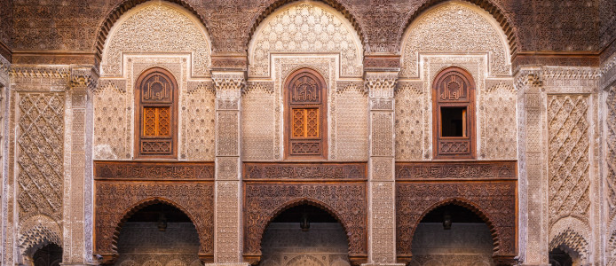 Al-Attarine Madrasa in Fez, Morocco