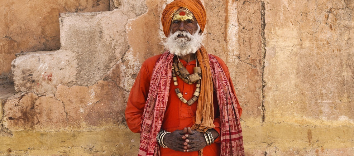 Bountiful blessings from the ubiquitous Indian holy man.