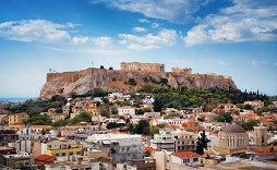 Athens skyline rooftop view, Greece.