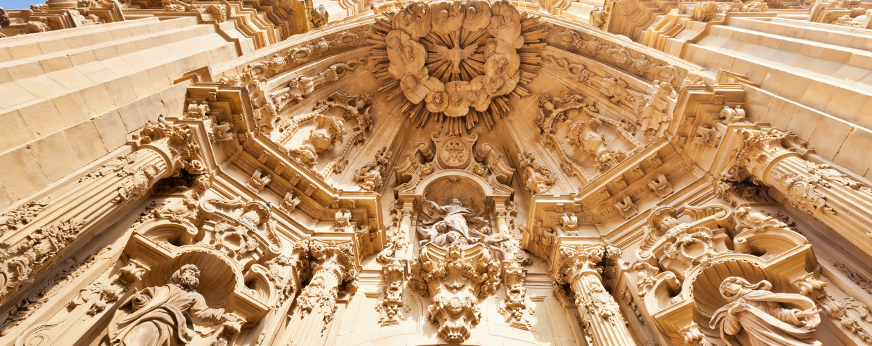 Basilica of Santa Maria del Coro in San Sebastian, Spain