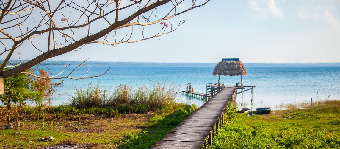 Enchanting Travels Guatemala Tours View of Peten Itza Lake in Peten, Guatemala