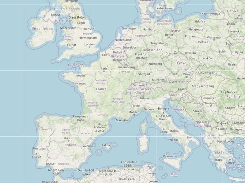 Map placeholder for hotels page