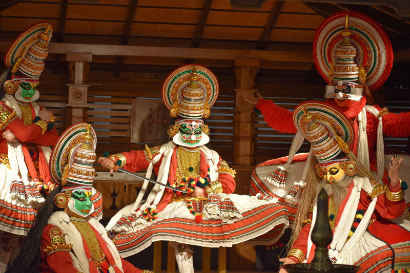 Kathakali is a major form of classical Indian dance Kathakali is a Hindu performance art in the Malayalam speaking southwestern region of south India