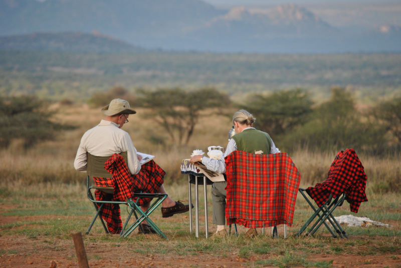 Kenia ganz luxuriös: Wander-Safari, Strand und traumhafte Lodges