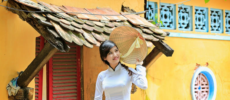 Einwohnerin von Ho Chi Minh City