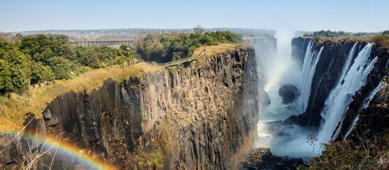 Die rauschenden Viktoriafälle in Sambia