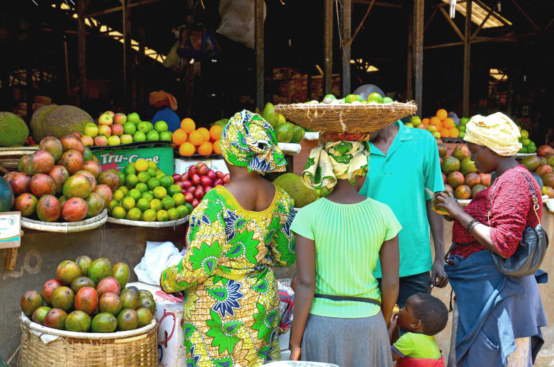 Markt in Ruanda