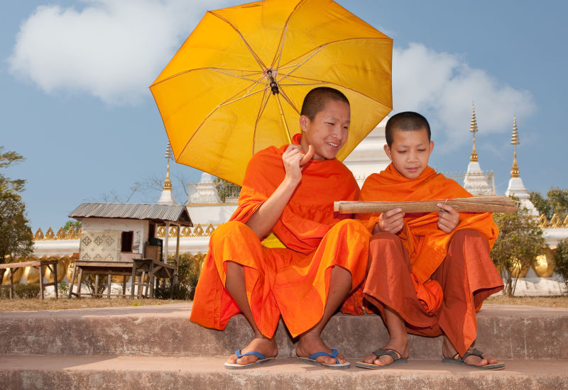 Buddhist Monk Laos