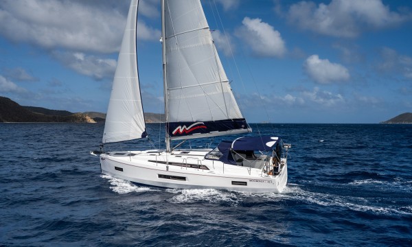 Moorings 42.3 sailing