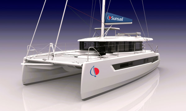 Sunsail 434 Sailing