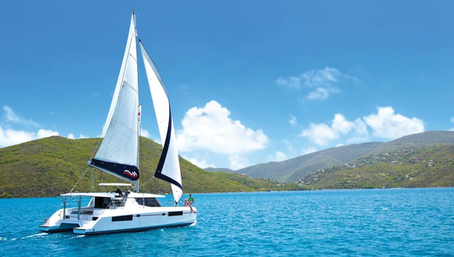 Moorings 4500 Zach Scheffer in BVI