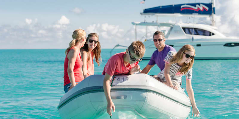 Family sailing