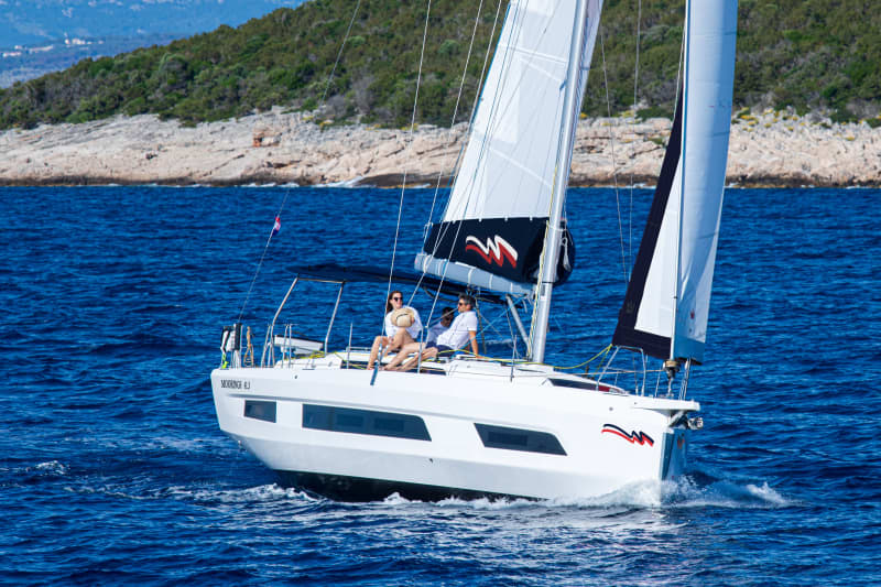 Sailing in Agana, Croatia