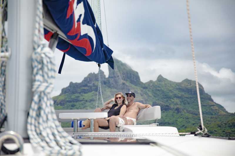 Couple in Tahiti