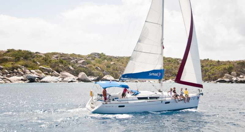 sailing in Antigua