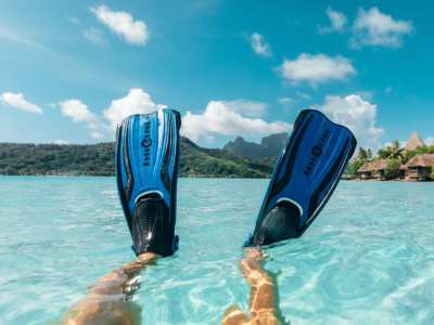 Snorkelling in Tahiti