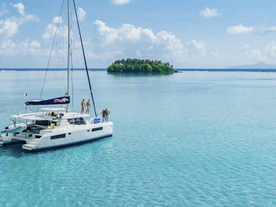 Catamaran in Tahiti