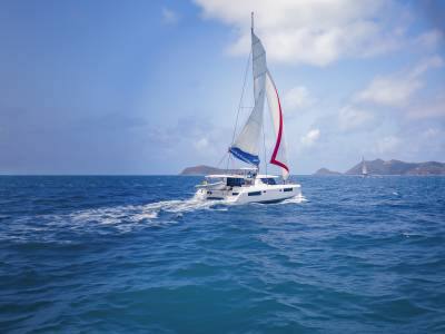 Catamaran in the BVI
