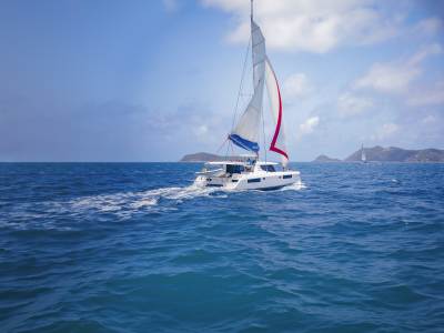 Catamaran in the BVI