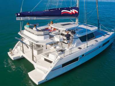People Sailing Moorings 4500L Catamaran
