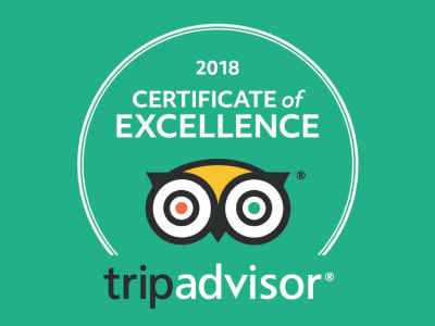 TripAdvisor Certificate of Excellence 2018