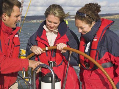 Sailing the ocean blue in Port Solent