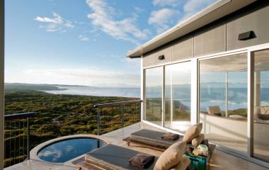View from the balcony, Southern Ocean Lodge, Kangaroo Island, Australia
