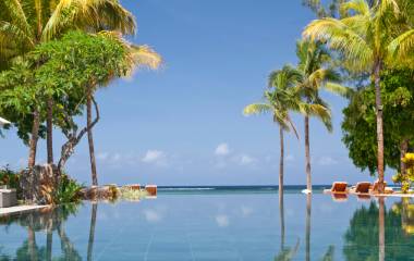 Pool at Hilton Mauritius Resort and Spa in Mauritius, Africa