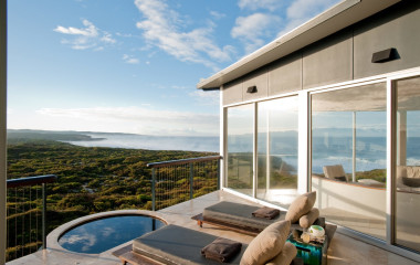 View from the balcony, Southern Ocean Lodge, Kangaroo Island, Australia
