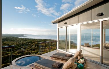 View from the balcony, Southern Ocean Lodge, Kangaroo Island, Australia