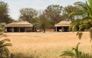 Auu00dfenansicht von Bologonja Under Canvas in Nu00f6rdliche Serengeti, Tansania