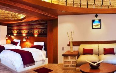 Zimmer im Hotel Palacio de Sal, Uyuni, Bolivien