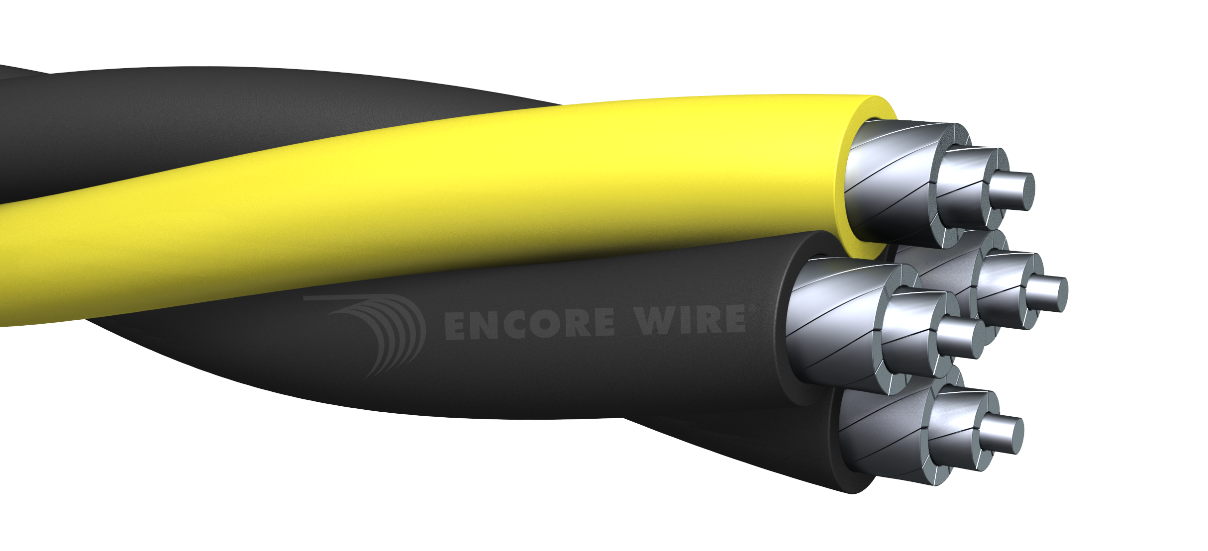 WIRE 2/0-2/0-2/0-1 ALUMINUM QUADRUPLEX