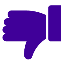 thumbs down