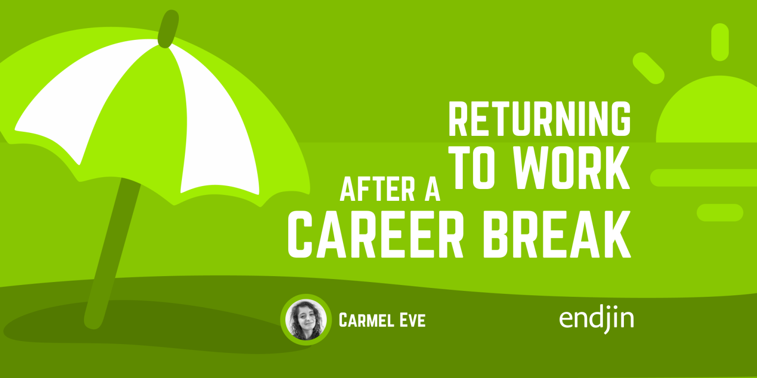 Returning to work after a career break, with help from remote work