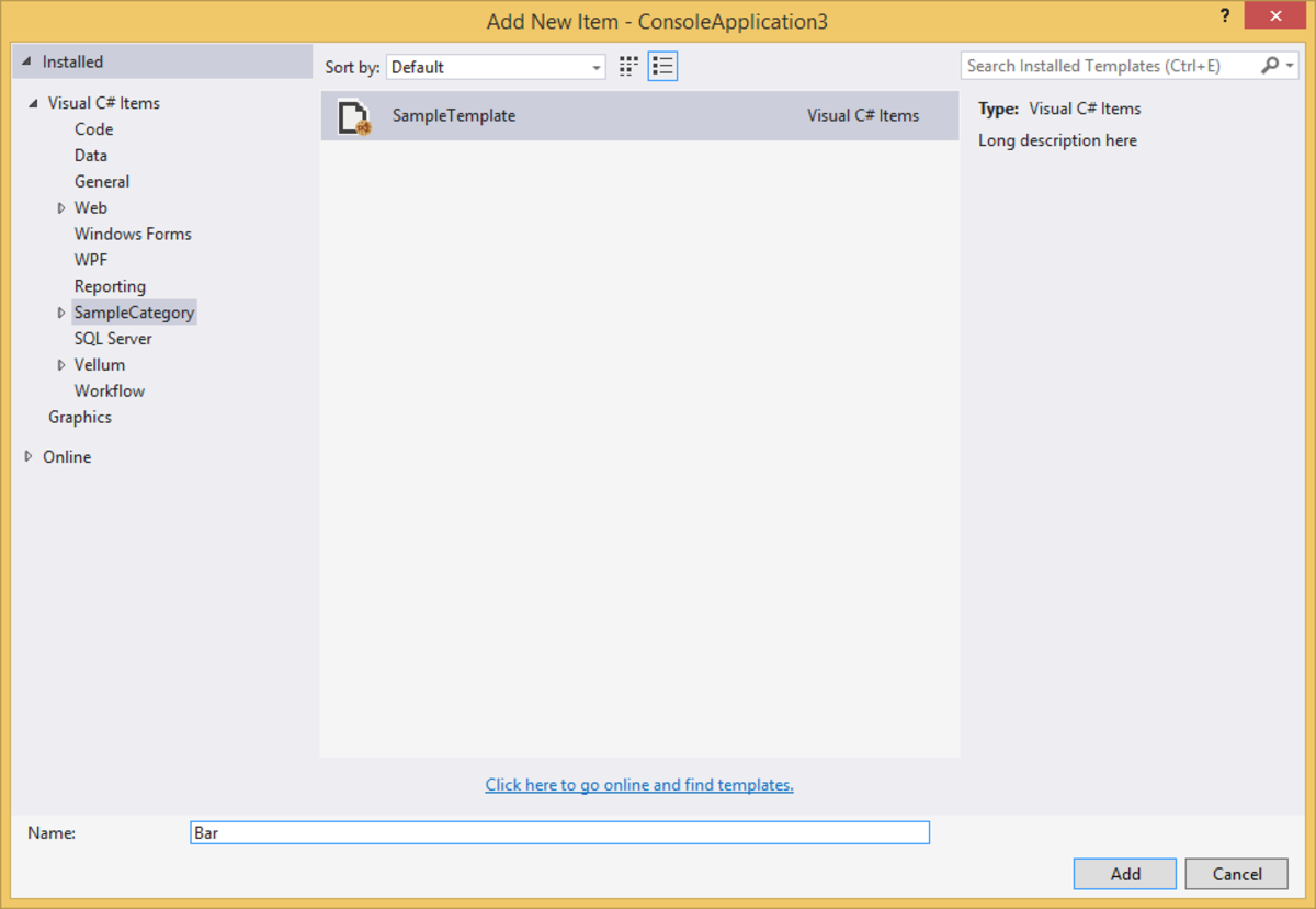 A step by step guide to developing Visual Studio item templates using ...