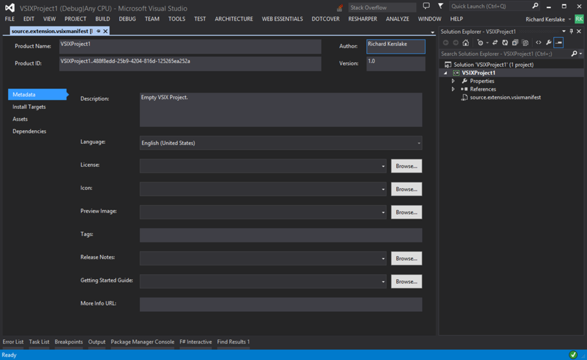 A step by step guide to developing Visual Studio item templates using ...