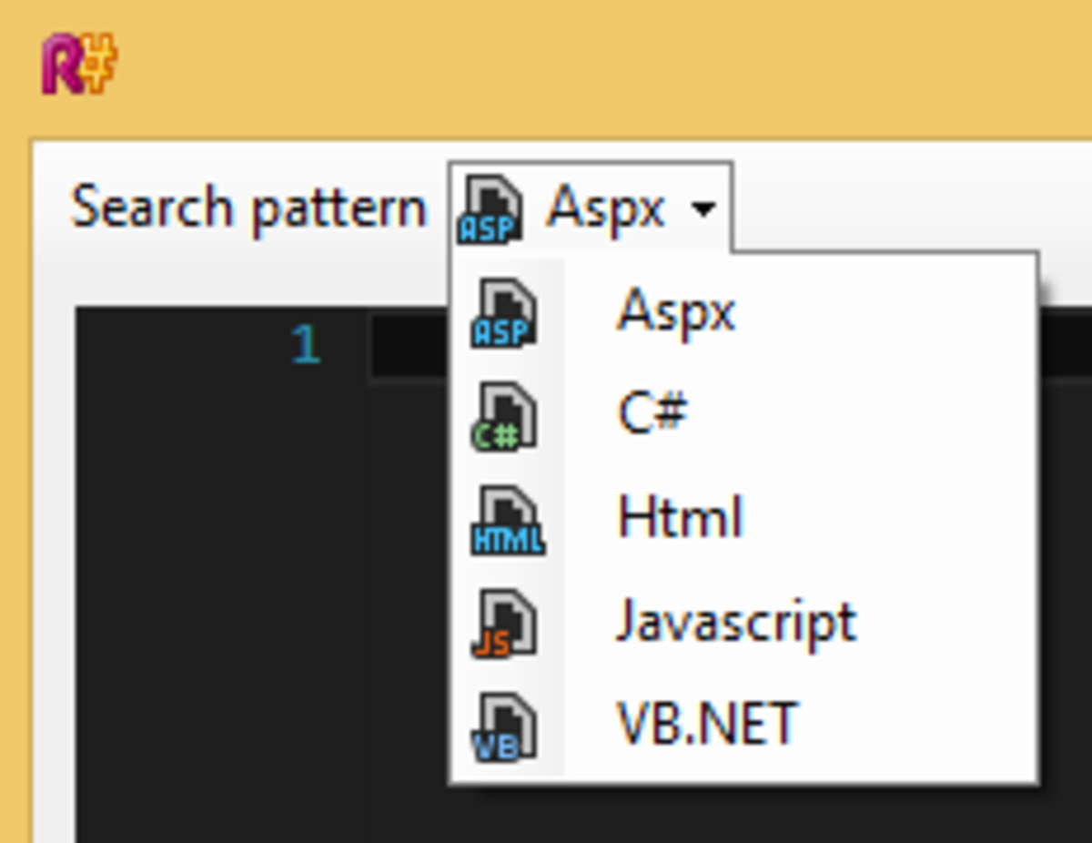 Pattern-refactoring with Regular Expressions and ReSharper
