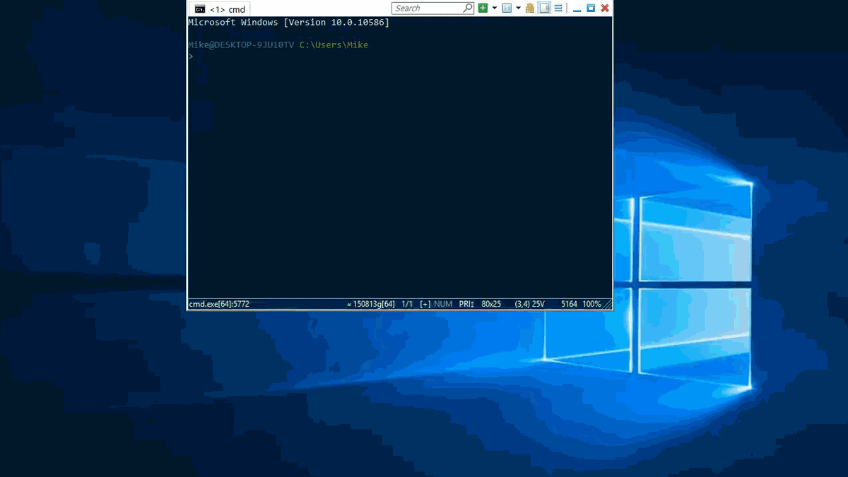 Improve Windows Command Prompt and PowerShell experience with ConEmu