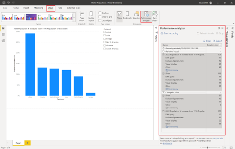 Performance Optimisation Tools for Power BI