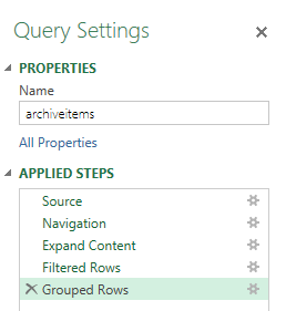 Query settings