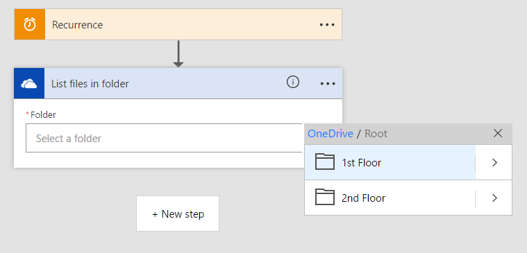 OneDrive - List files in folder